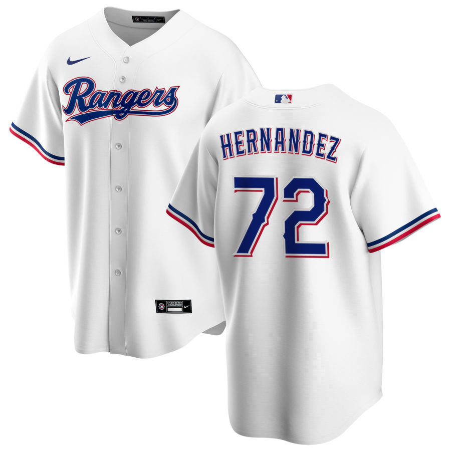 Nike Men #72 Jonathan Hernandez Texas Rangers Baseball Jerseys Sale-White